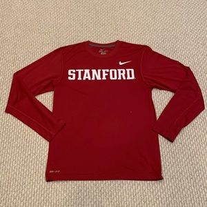 NIKE Dri-Fit Stanford Long-Sleeve T-Shirt - Small